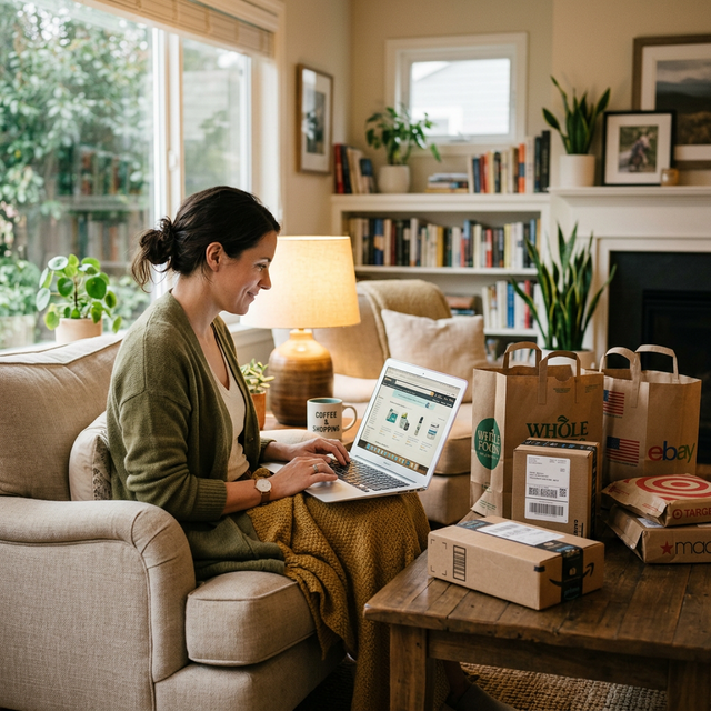 Shop online and ship to US address